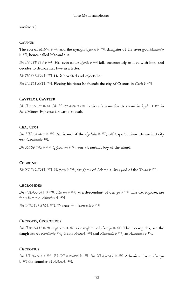Ovid: The Metamorphoses - Page 472